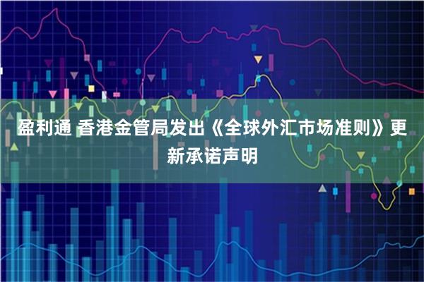 盈利通 香港金管局发出《全球外汇市场准则》更新承诺声明